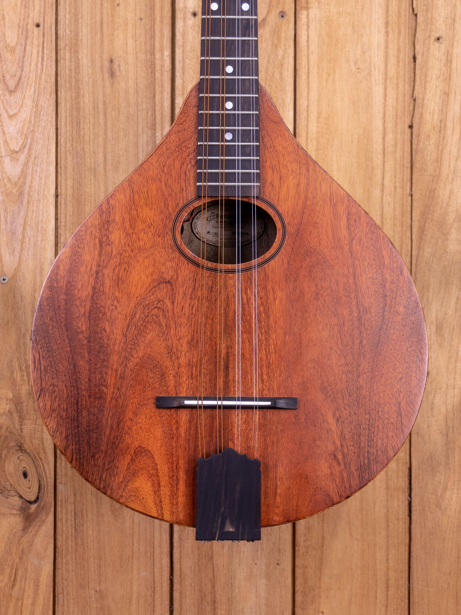 Irish Bouzouki - Mango Top, Back, and Sides - Ferangeli Guitar Handcrafter